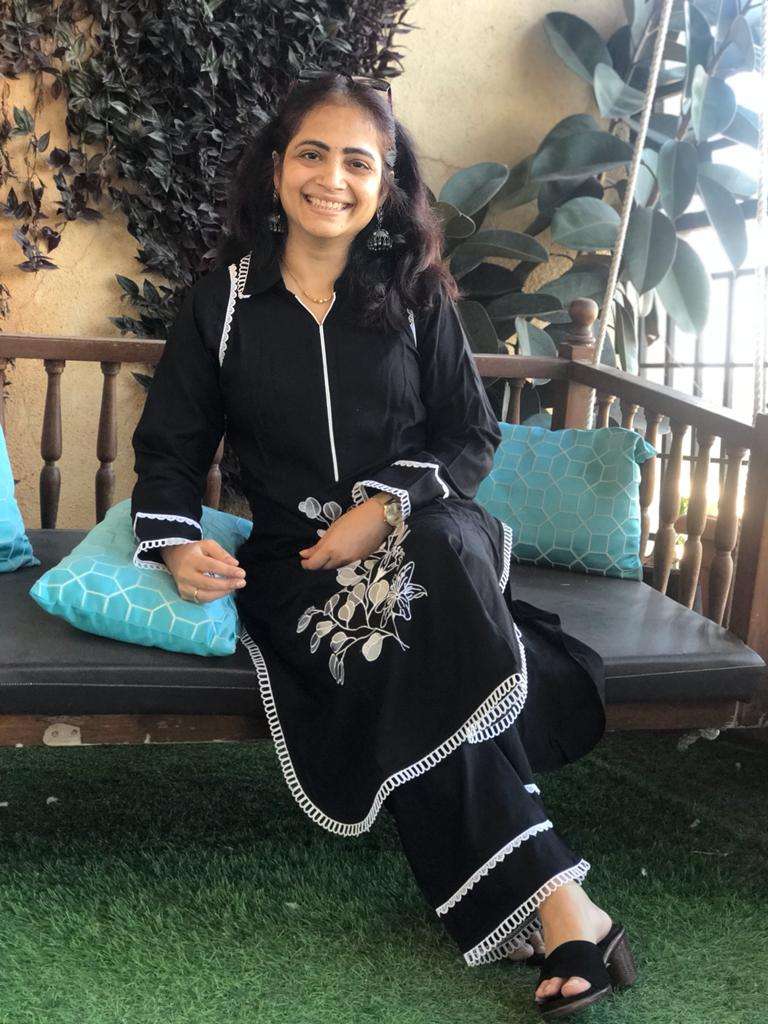 Black kurti & pant set