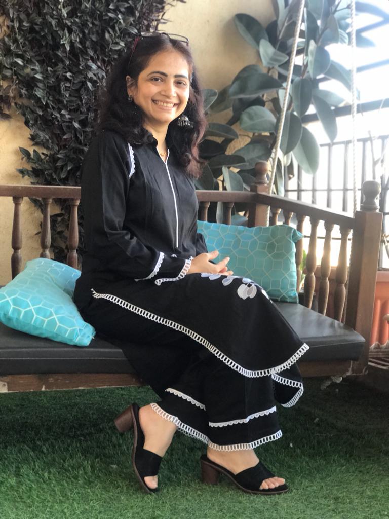 Black kurti & pant set
