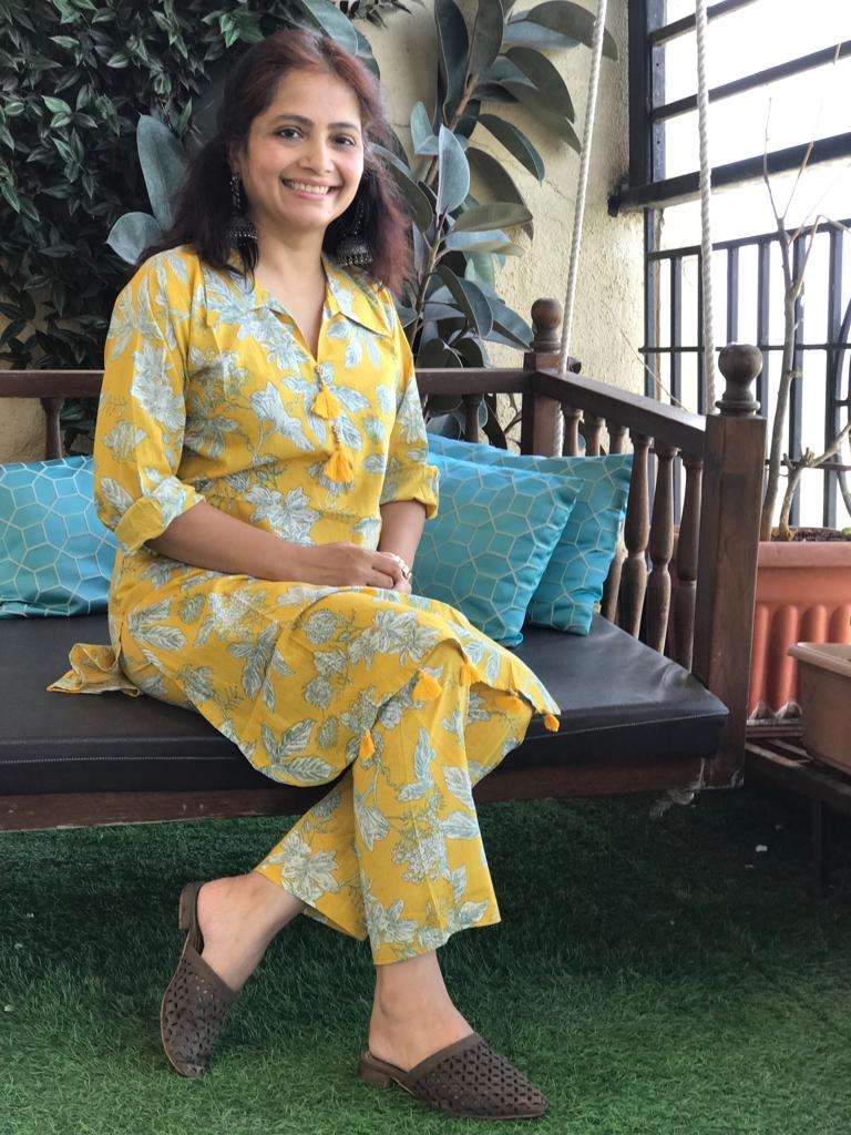 Floral yellow co-ord set
