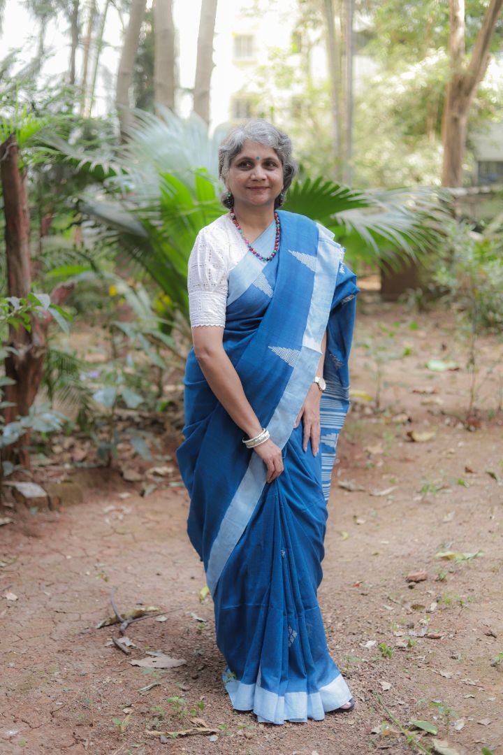 Light Blue / Dark Blue / Wine Organic Linen Khadi