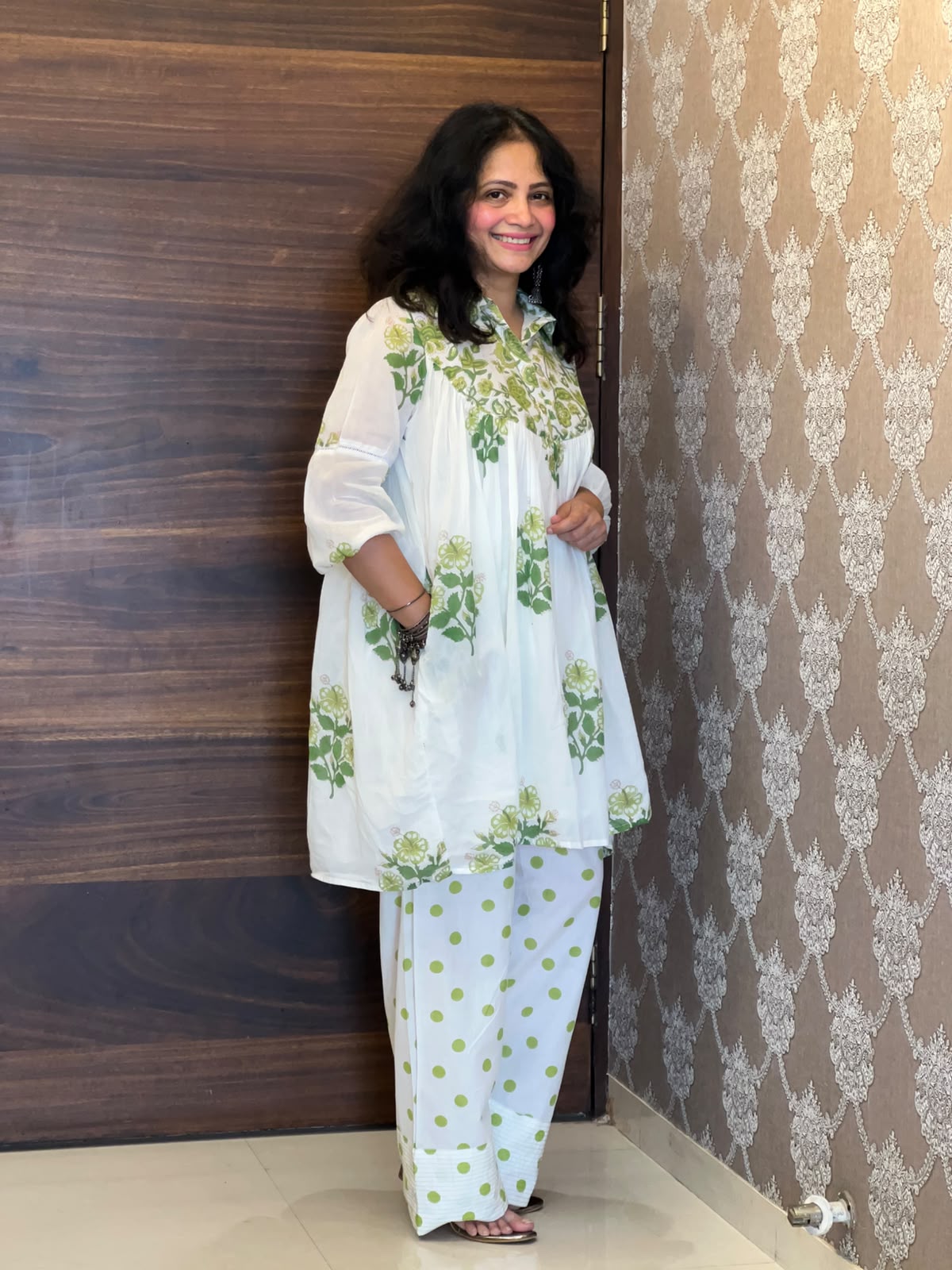 Farshi Salawar Mul Cotton Set